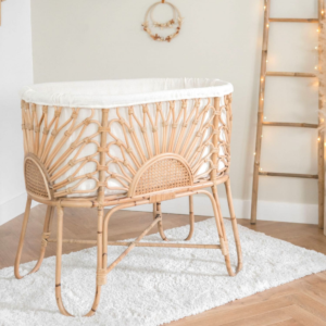 COUFFIN BEBE EN ROTIN