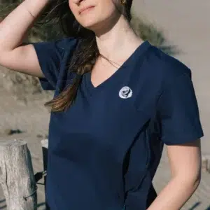 T-SHIRT D'ALLAITEMENT COL V MILKBAR L